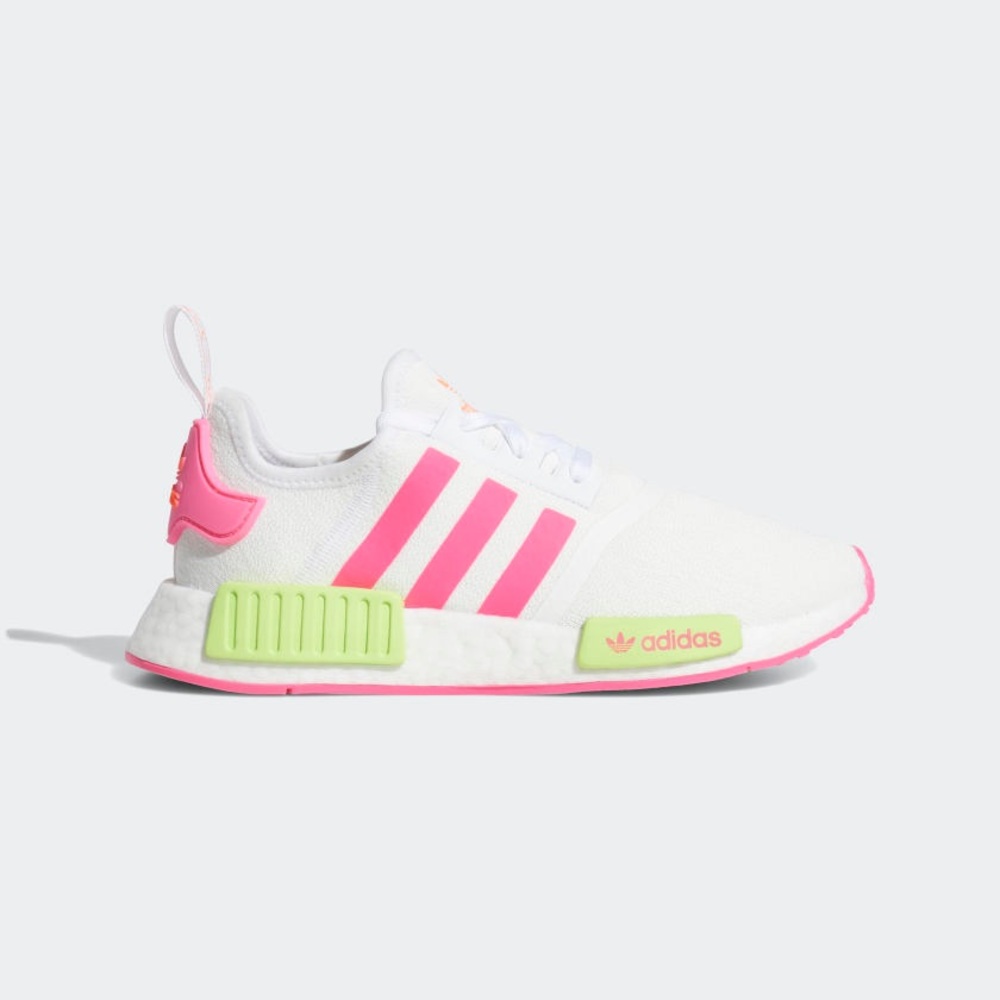 Womens adidas NMDR1 SOLAR PINK/YELLOW/ORANGE Sz6.5